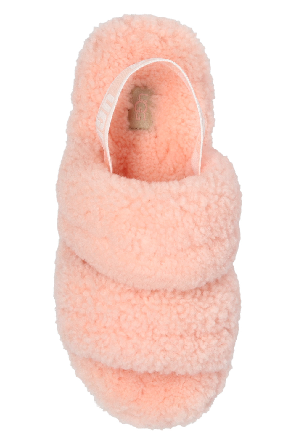 Ugg pink hotsell fur sandals